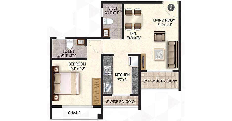 Tycoon Opal Kalyan  Luxurious 1 BHK Flats in Kalyan Mumbai